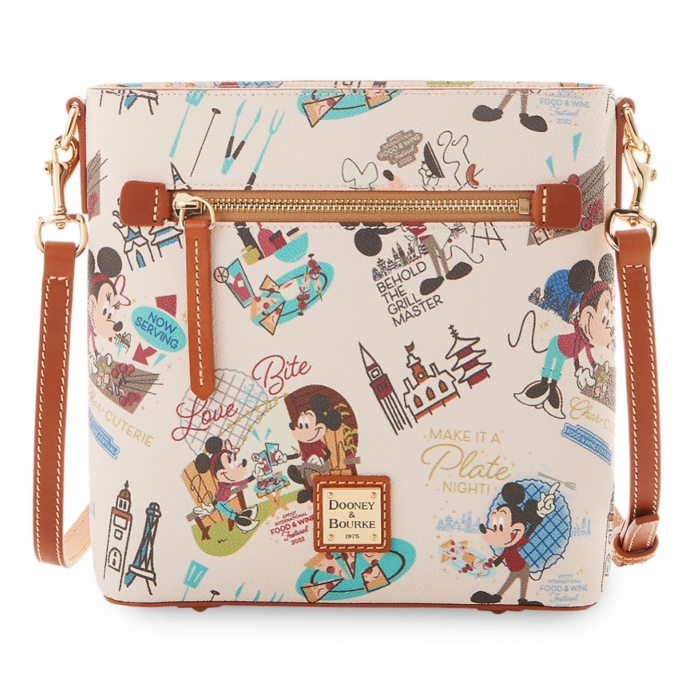 Mickey Minnie Dooney & Bourke Crossbody Bag EPCOT International Food & Wine NWT